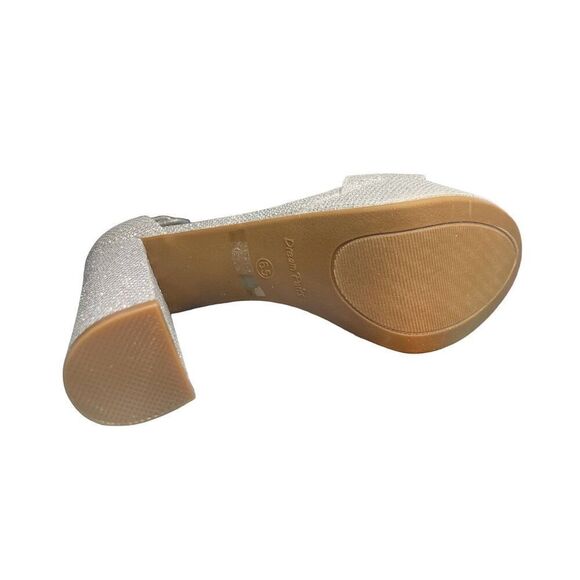 DREAM PAIRS Women's Hi-Lo High Heel Platform Pump Sandals Size 6.5 - Picture 5 of 6